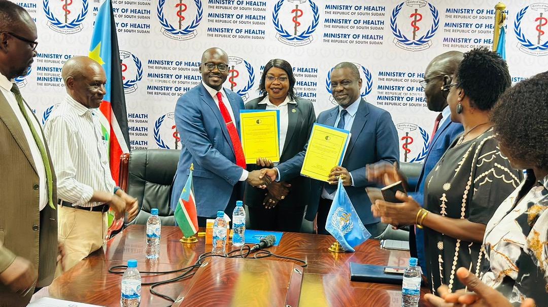 Ministry of Health and WHO Sign Agreement for New Juba Headquarters